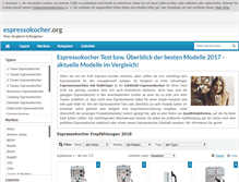 Tablet Screenshot of espressokocher.org